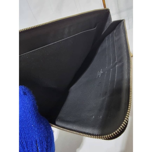 Authentic Louis Vuitton Damier Graphite Pochette Jour PM Zip Around Port… - Picture 13 of 13